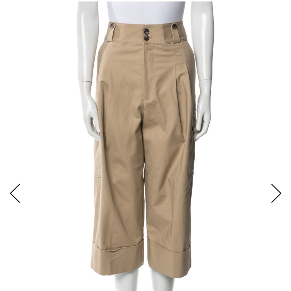 Lauren Ralph Lauren Tan Wide Leg Jeans